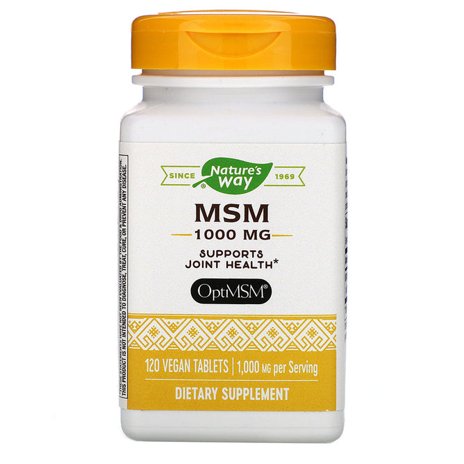 Nature’s Way, MSM 1000mg, 120 Tablets