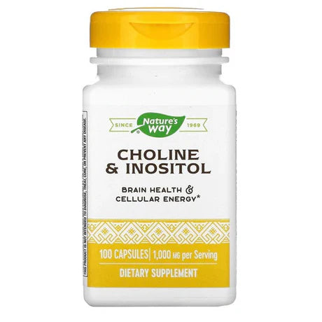 Nature’s Way, Choline and Inositol 250/250 mg, 100 Capsules