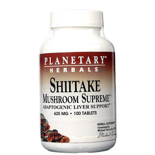 Planetary Herbals, Shiitake Mushroom Supreme™ 625 mg, 100 Tablets