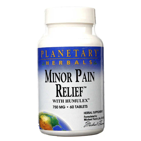 Planetary Herbals, Corydalis Minor Pain Relief™ 750 mg, 60 Tablets