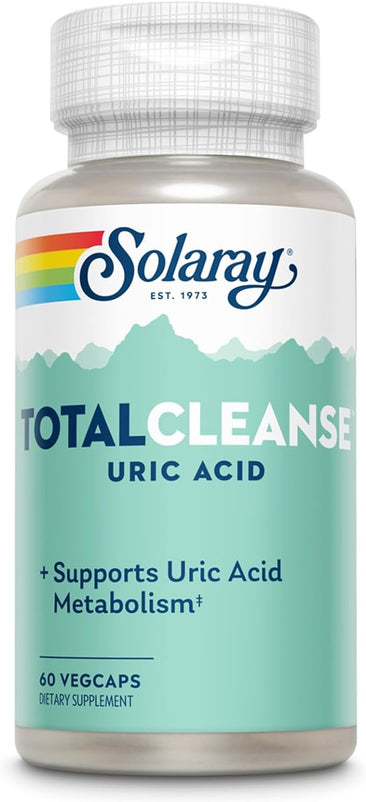 Solaray Total Cleanse Uric Acid, 60 Vegetarian Capsules