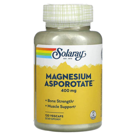 Solaray, Magnesium Asporotate 400 mg, 120 VegCaps