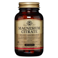 Solgar Magnesium Citrate, 60 Tablets