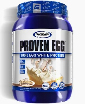 Gaspari Nutrition EGG 100% Egg White Protein Coconut Custard Pie - 2 Lb