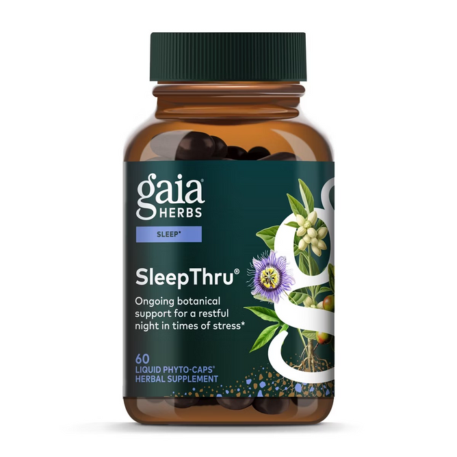 Gaia Herbs, SleepThru, 60 Vegan Liquid Phyto-Caps