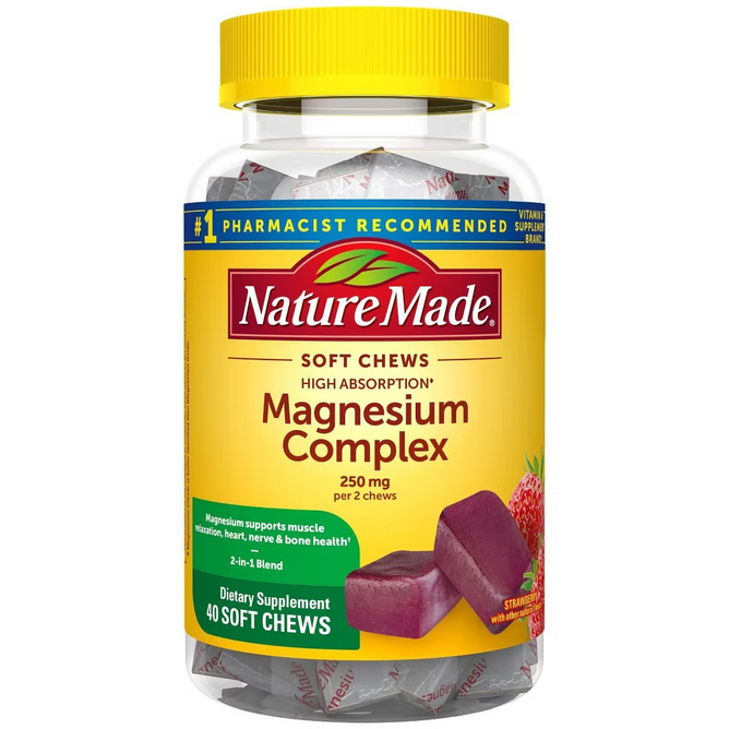 Nature Made High Absorption Magnesium Complex, 40 Soft Chews
