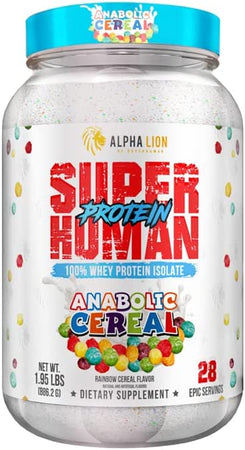 alpha lion protein, Superhuman Protein Cereal 28 Servings