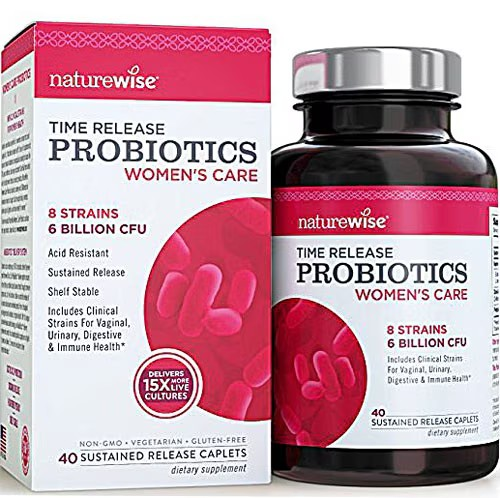 NatureWise, Womens Probiotics, WiseBiotics Delayed Release, 60 Capsules