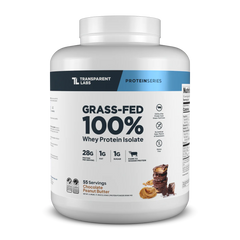 Transparent Labs, Grass Fed Whey Protein Isolate, Chocolate Peanut Butter. 4lbs