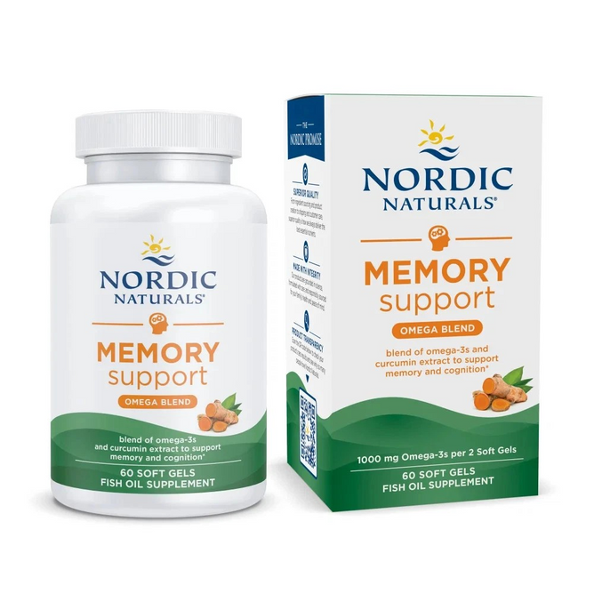 nordic naturals omega memory with curcumin, Nordic Naturals Memory Support, Omega Blend, 1,000 mg, 60 Soft Gels (500 mg per Soft Gel)