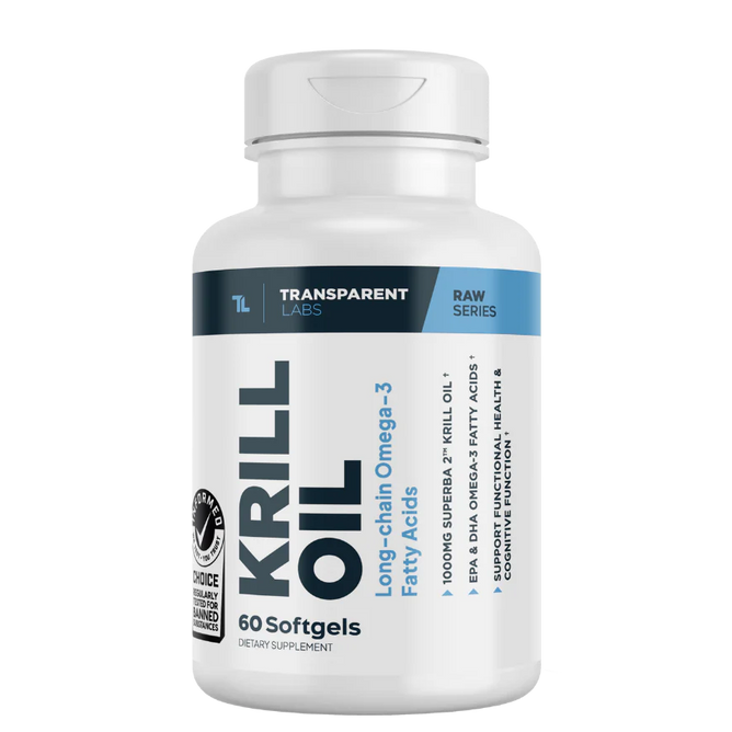 transparent labs krill oil, 60 Softgels