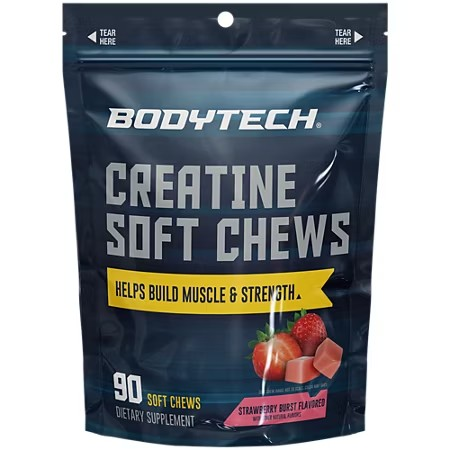 bodytech creatine, Soft Chews, Strawberry Burst (90 Soft Chews),  bodytech creatine