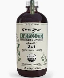 Triquetra Health Flora Biome Live Probiotic -- 16 fl oz