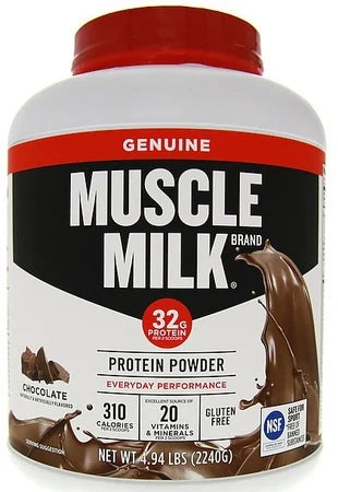 muscle milk CHOCOLATE - 4.94 LB, Muscle Milk, Genuine, Protein Powder, Chocolate, 4.94 lb