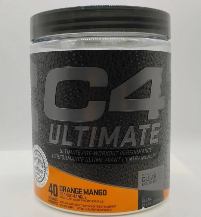 c4 ultimate orange mango 40 servings, Cellucor, c4 pre workout orange mango, C4 Ultimate, Ultimate Pre-Workout Performance, Orange Mango