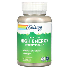 Solaray Once Daily High Energ Iron Free, Multivitamin,  90 VegCaps