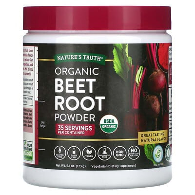 Nature's Truth Organic Beet Root Powder, 6.1 oz (173 g)