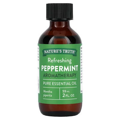 Nature's Truth, Pure Essential Oil, Refreshing Peppermint, 2 fl oz (59 ml)