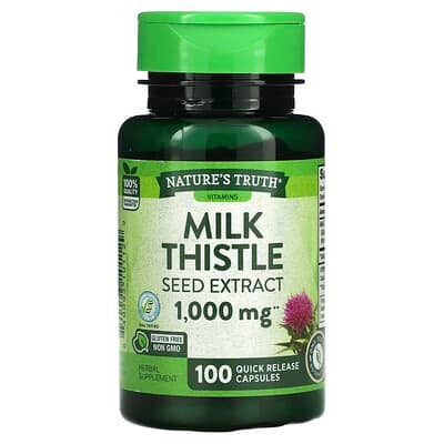 Nature's Truth, Milk Thistle Seed Extract, 1,000 mg, 100 Quick Release Capsules