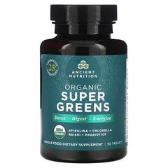 ancient nutrition super greens, Organic Super Greens, 90 Tablets