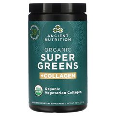 ancient nutrition super greens, Organic Super Greens + Collagen, 7.5 oz (213 g)