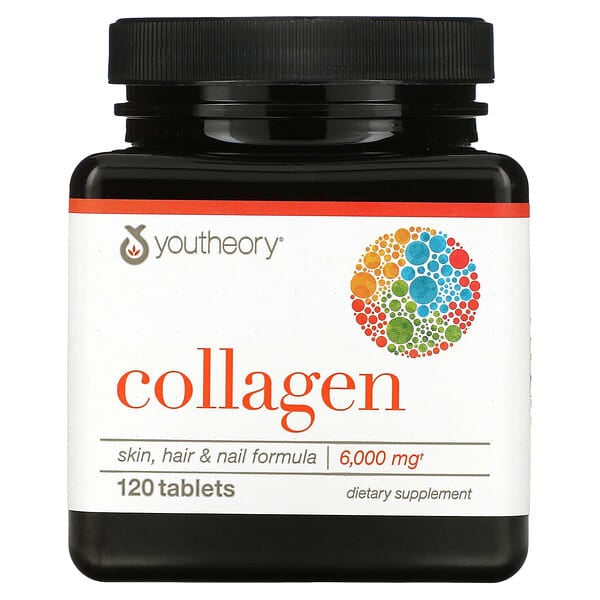 Youtheory Collagen, 6,000 mg, 120 Tablets (1,000 mg per Tablet)
