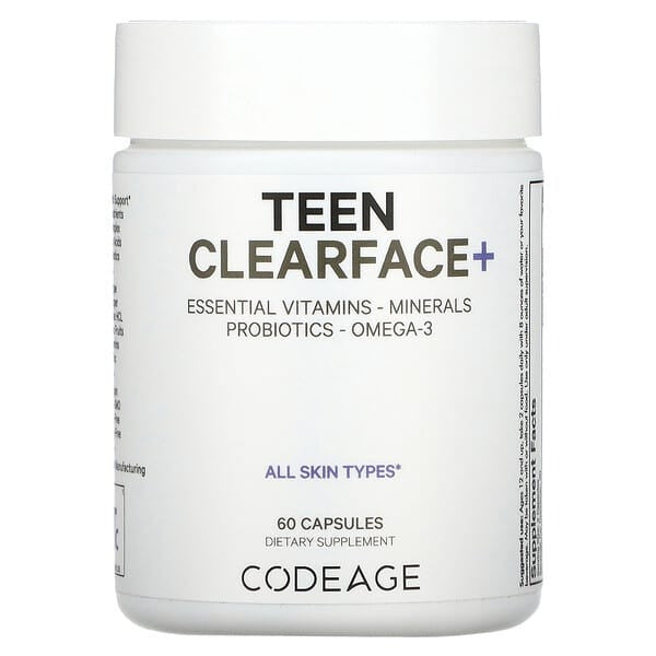 Codeage, Teen Clearface Vitamins, 60 Capsules