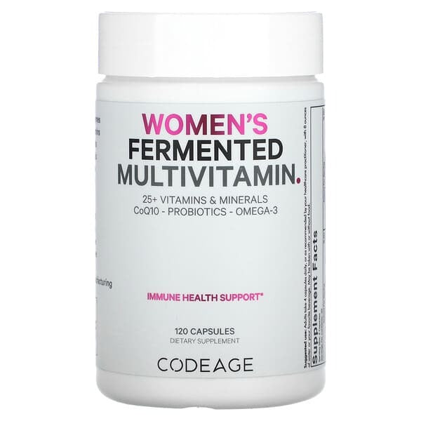 Codeage Women's Fermented Multivitamin, 120 Capsules