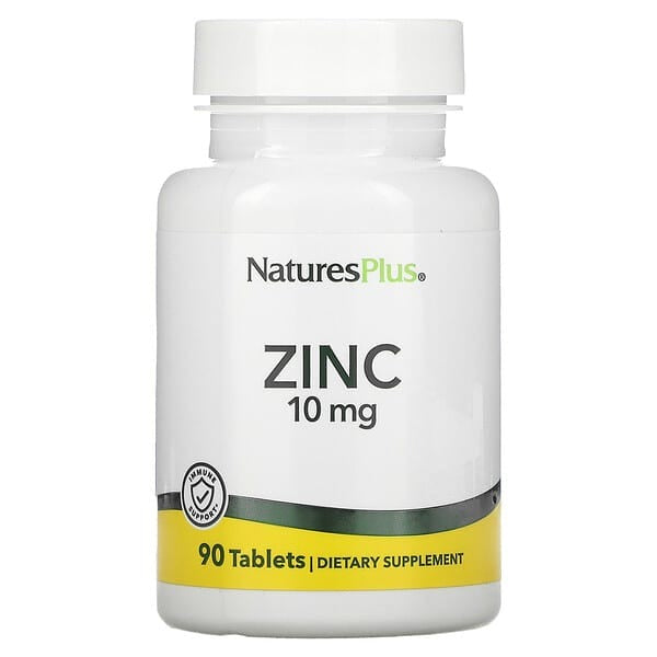 NaturesPlus Zinc, 10 mg, 90 Tablets