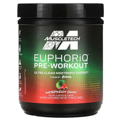 MuscleTech  EuphoriQ, Pre-Workout, Watermelon Candy, 12.06 oz (342 g)