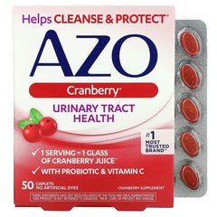 Azo Urinary Tract Health, Cranberry, 50 Caplets