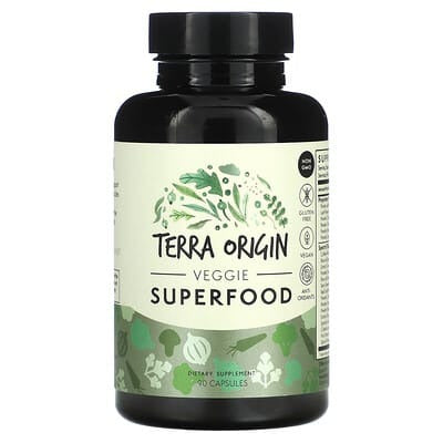 Terra Origin, Veggie Superfood, 90 Capsules