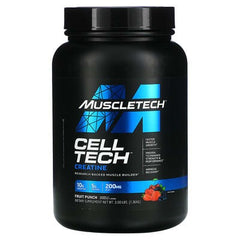 MuscleTech Performance Series, CELL-TECH Creatine, Fruit Punch, 3 lbs (1.36 kg)