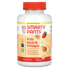 SmartyPants, Kids Multi & Omegas, Lemon, Orange, and Strawberry Banana, 120 Gummies
