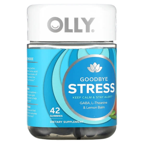 OLLY, Goodbye Stress, Berry Verbena, 42 Gummies