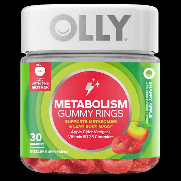 OLLY Metabolism Gummy Rings - 30ct