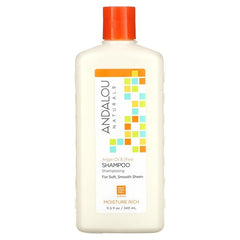 Andalou Naturals, Shampoo, Moisture Rich, For Soft, Smooth Sheen, Argan Oil & Shea, 11.5 fl oz (340 ml)