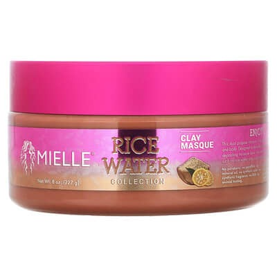 Mielle, Rice Water Collection, Clay Masque, 8 oz (227 g)