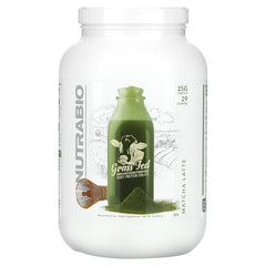 NutraBio, Grass Fed Whey Protein Isolate, Matcha Latte, 2 lb (907 g)