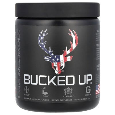 Bucked Up Pre Workout, 'Merica Rocket Pop, 11 oz (312 g)