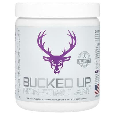 Bucked Up Pre Workout, Non-Stimulant, Grape Gainz, 11.53 oz (327 g)