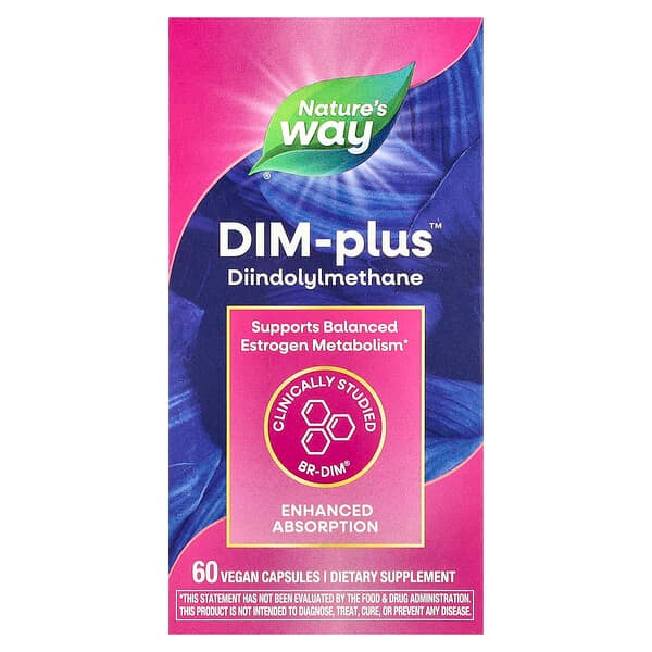 Nature's Way dim Plus, 60 Vegan Capsules, natures way dim plus