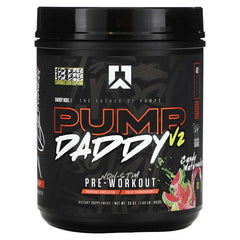 Ryse Pre Workout, Non Stim. Candy Watermelon, Pump Daddy V2, 1.44 lb