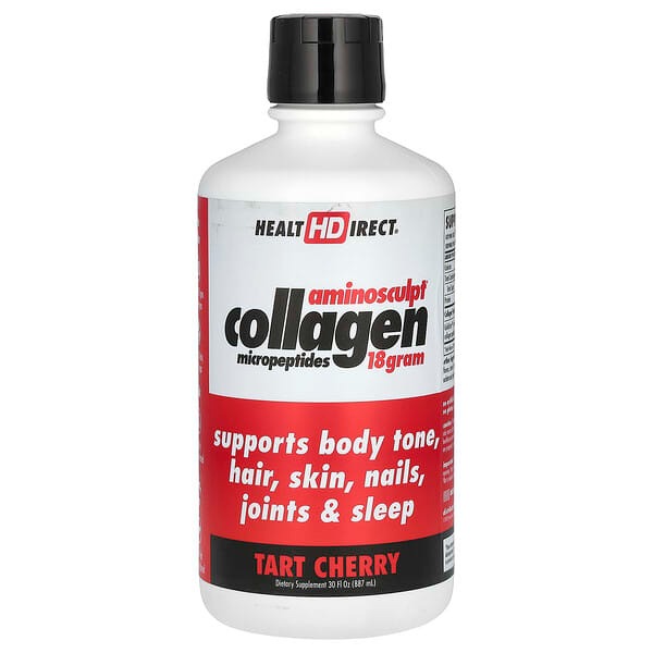 Health Direct, AminoSculpt® Collagen Micropeptides, Tart Cherry, 30 fl oz (887 ml)