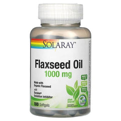 Solaray, Flaxseed Oil, 1,000 mg, 100 Softgels (333 mg per Softgel)
