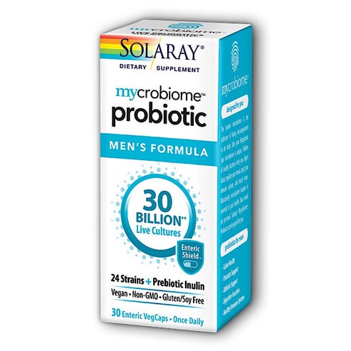 Solaray, Mycrobiome Probiotic For Men, 30 Enteric VegCaps