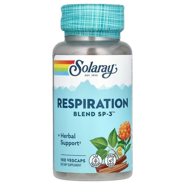 Solaray, Respiration Blend SP-3, 100 VegCaps