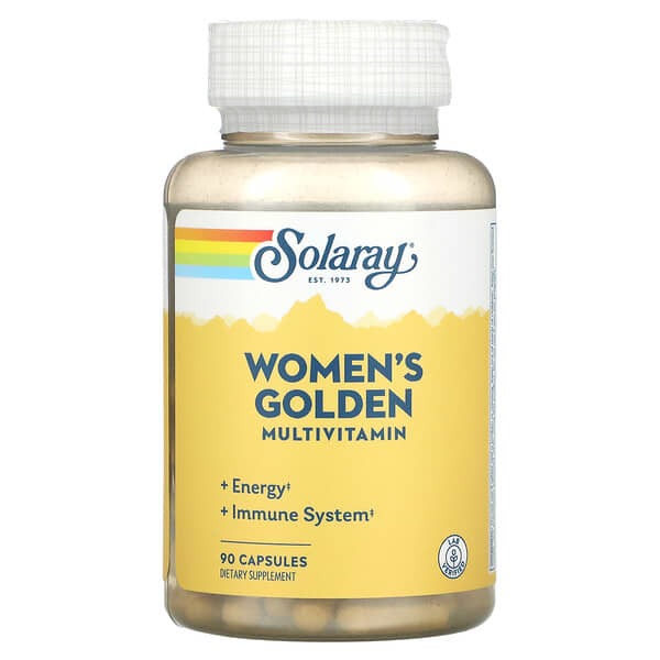 Solaray Women's Golden Multivitamin, 90 Capsules