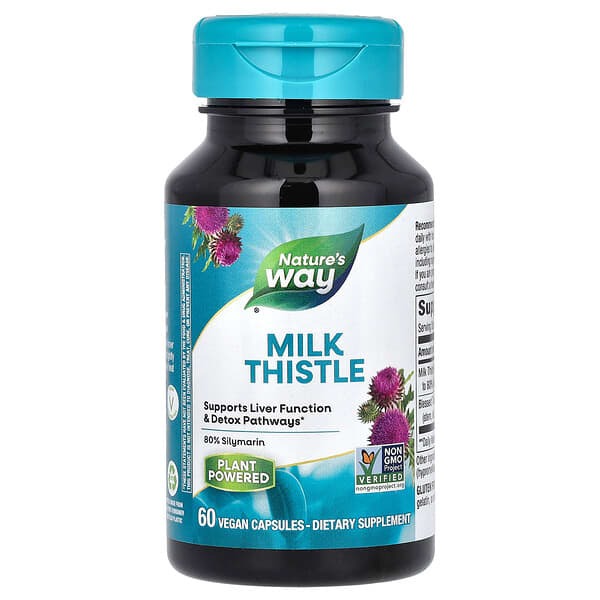Nature's Way, Milk Thistle, 60 Vegan Capsules