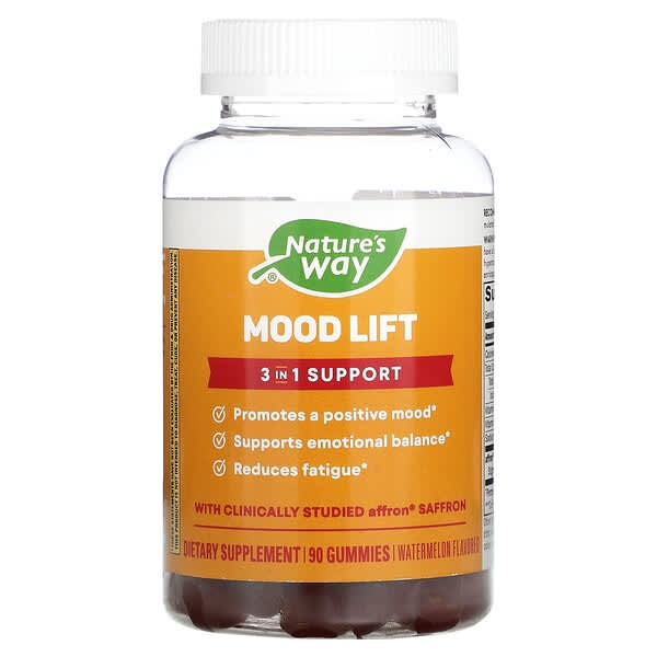 Nature's Way, Mood Lift, Watermelon, 90 Gummies